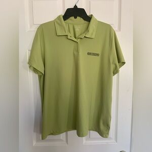 Land’s End Polo: Green Shirt w/Sears Holdings Signature Logo on Chest, XL